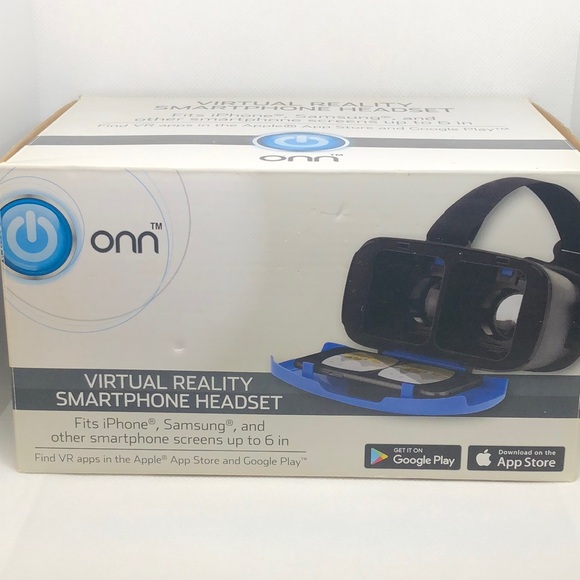 Virtual Reality Smart Phone Headset Fits iPhone & Samsung screens up to 6 inches - Picture 1 of 5